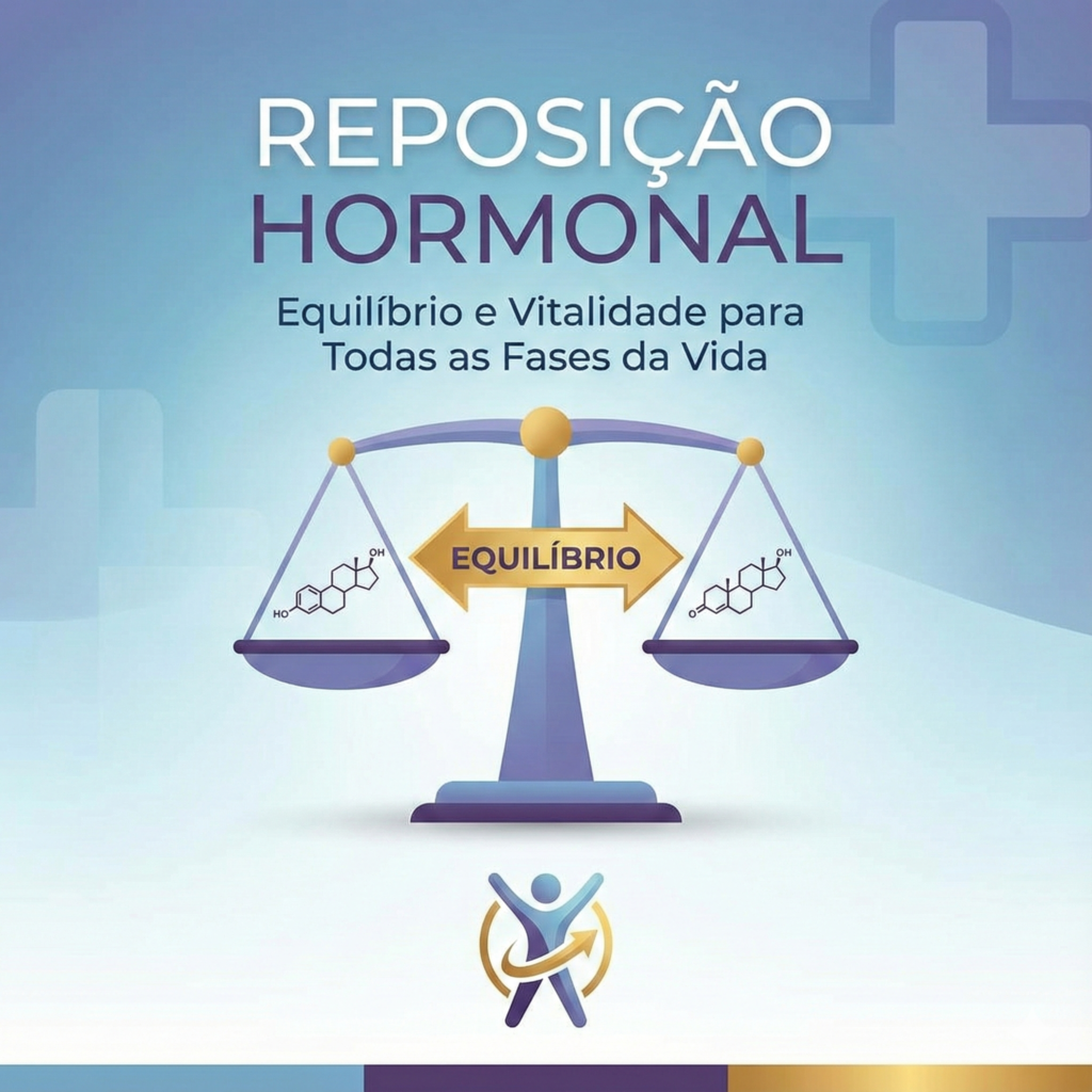 Reposicao hormonal com segurança no Centro de Excelencia Fisica de Brasilia - CEFIS