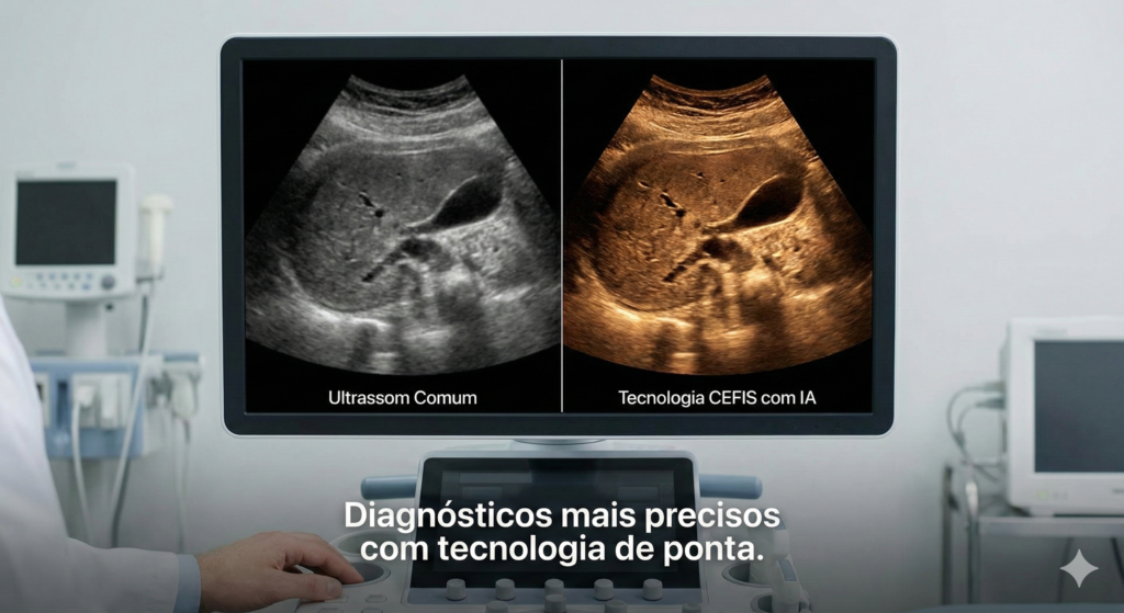 Exames de Ultrassonografia com tecnologia de ponta do Centro de Excelencia Fisica de Brasilia - CEFIS