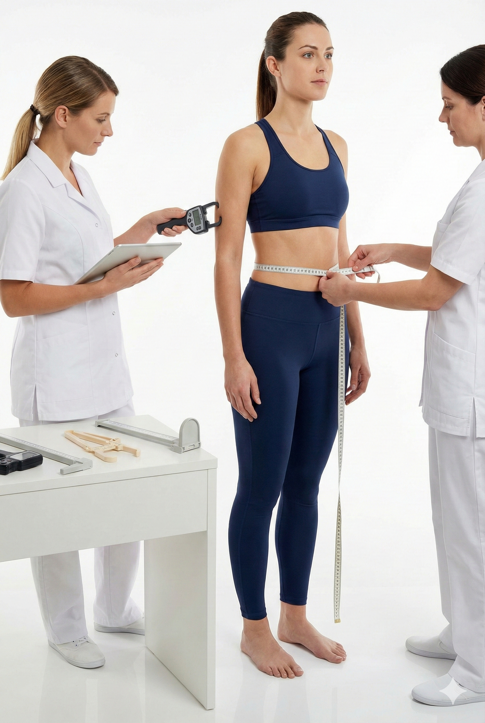 Medição de circunferência e antropometria para atletas em Brasília no Centro de Excelencia Fisica de Brasilia - CEFIS