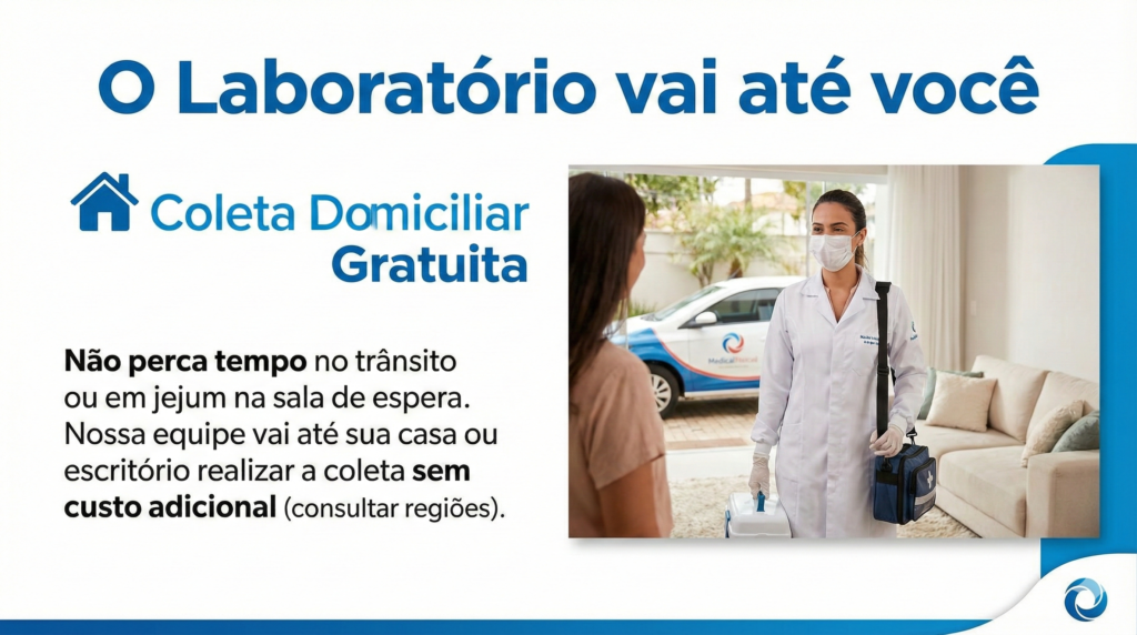 coleta de exames domiciliar no Centro de Excelencia Fisica de Brasilia - CEFIS