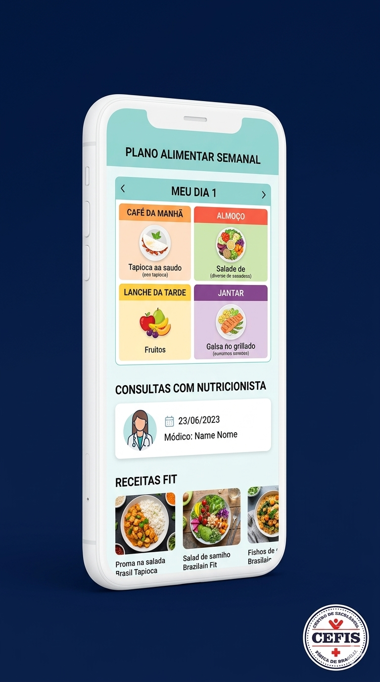 Aplicativo Dietbox CEFIS no celular