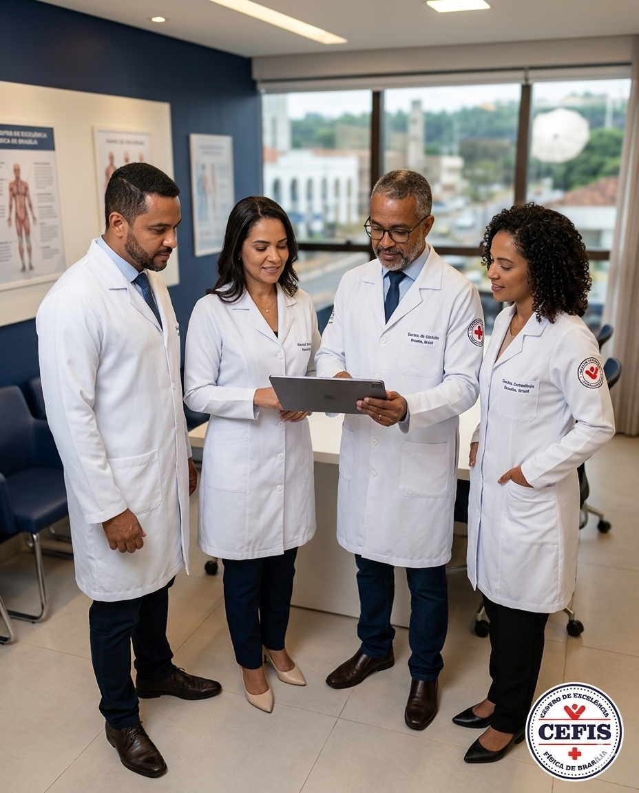 Corpo clínico multidisciplinar da CEFIS — Brasília