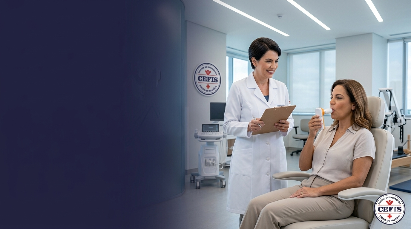 Espirometria CEFIS Brasília — exame pulmonar preventivo