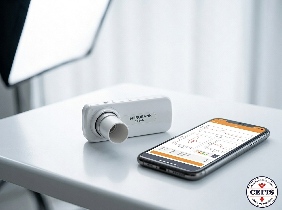 Espirômetro Spirobank Smart MIR — CEFIS Brasília