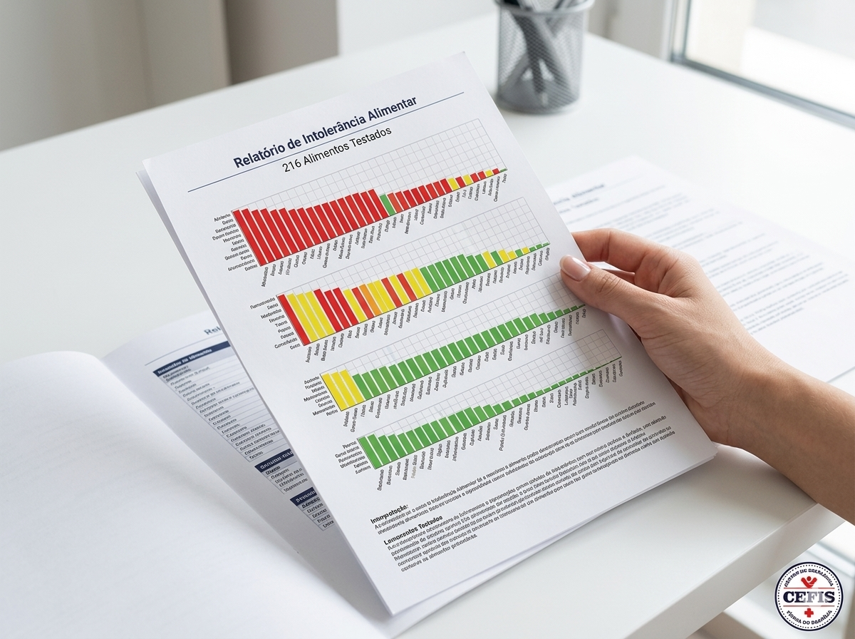 Resultado exame 216 alimentos — CEFIS Brasília
