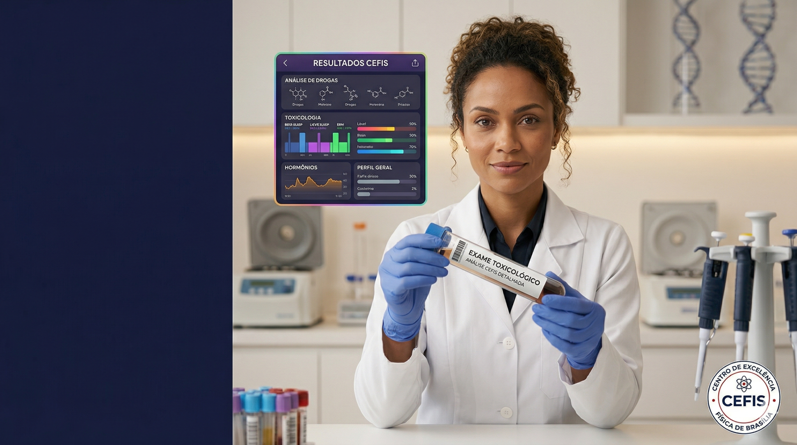 Exame toxicológico credenciado CEFIS Brasília — Hermes Pardini