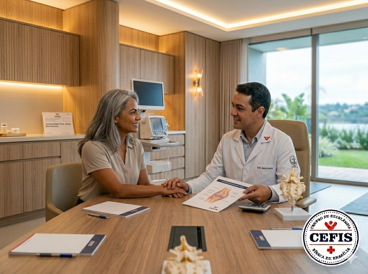 Acompanhamento médico implante hormonal feminino CEFIS Brasília