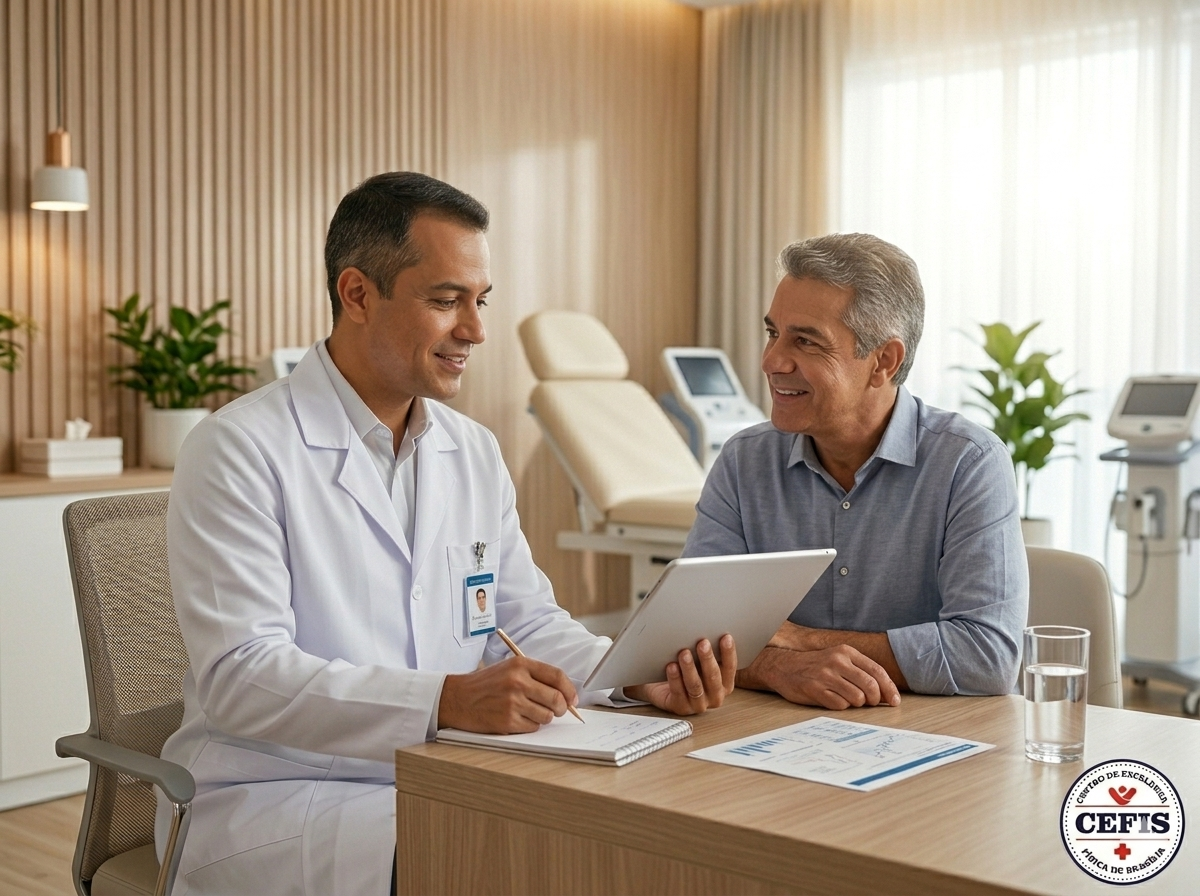 Médico de endocrinologia na CEFIS Brasília