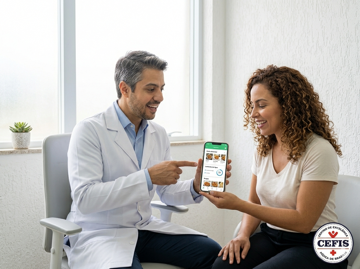 Acompanhamento nutricional pelo App Dietbox — CEFIS Brasília