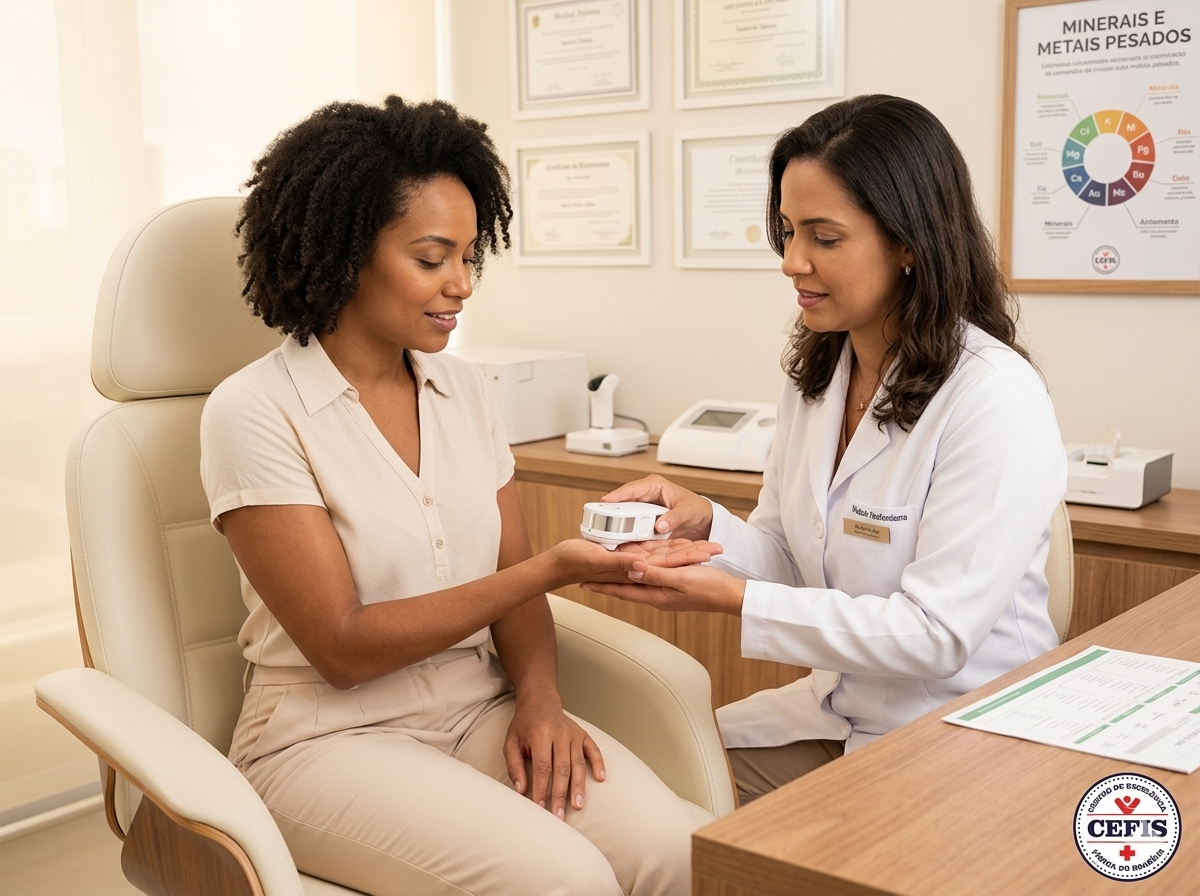 OligoScan mineralograma CEFIS Brasília — espectrofotometria