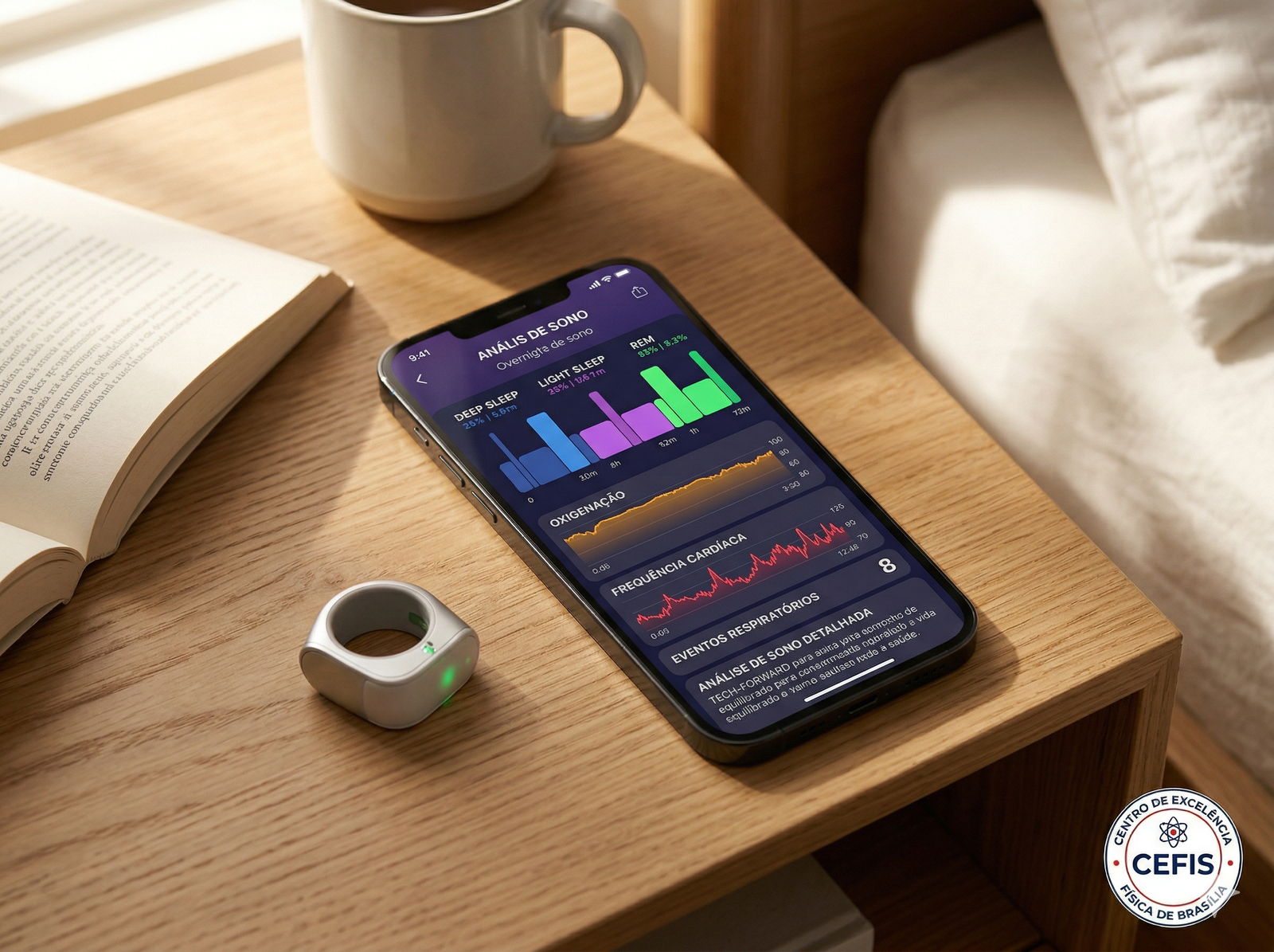 Laudo polissonografia domiciliar CEFIS Brasília