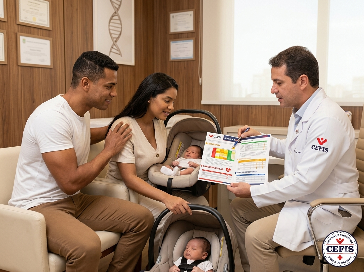 SOMMOS Bebê — triagem genética neonatal CEFIS Brasília