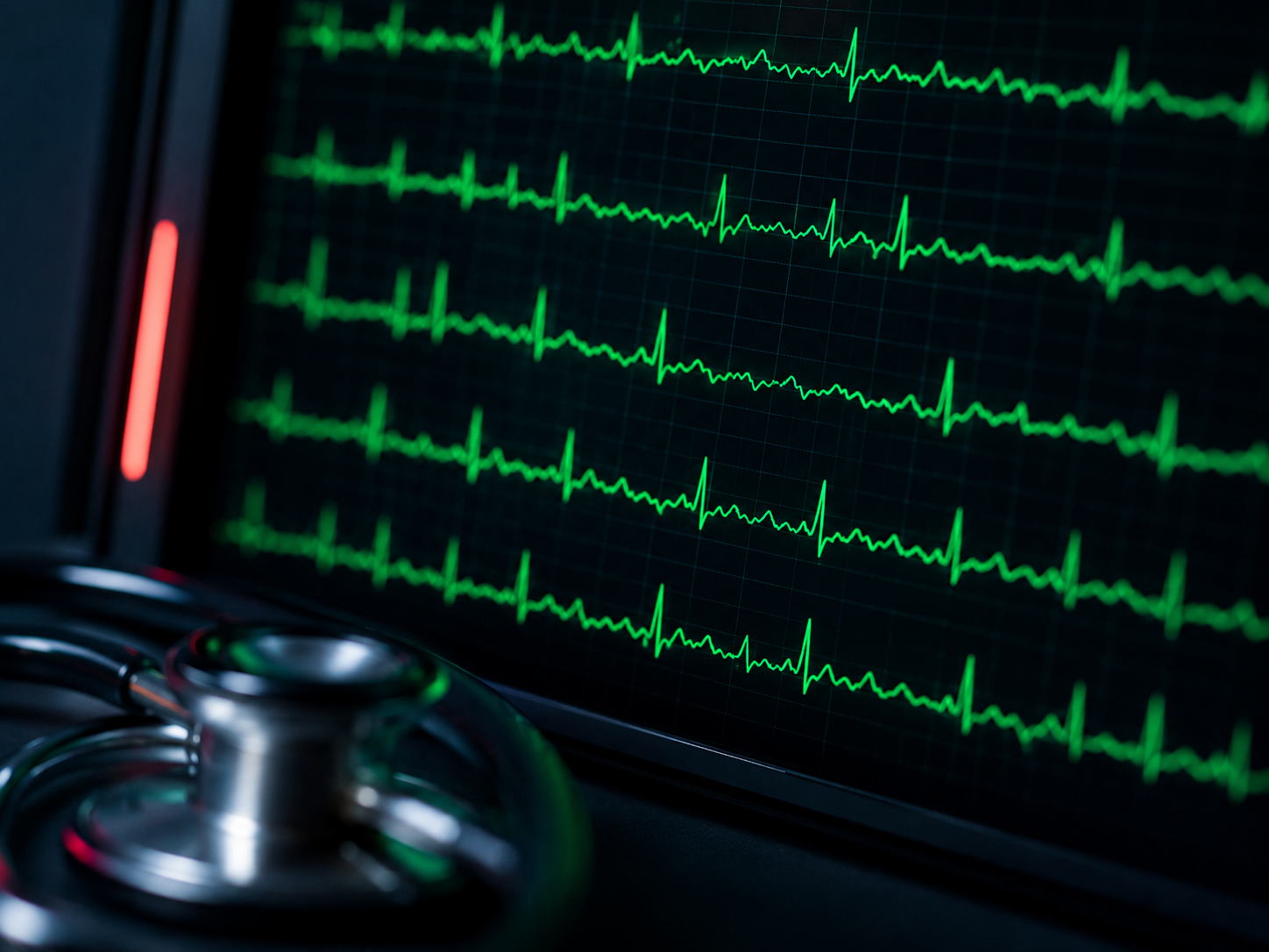 Cardiologia CEFIS Brasília — consultório com monitor cardíaco