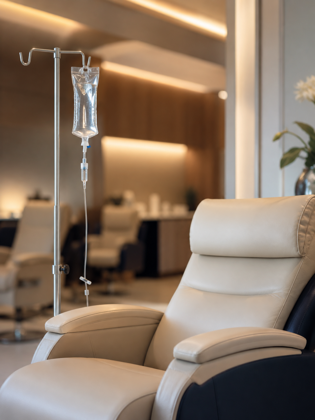 Sala de aplicação de infusão de ferro na CEFIS Brasília