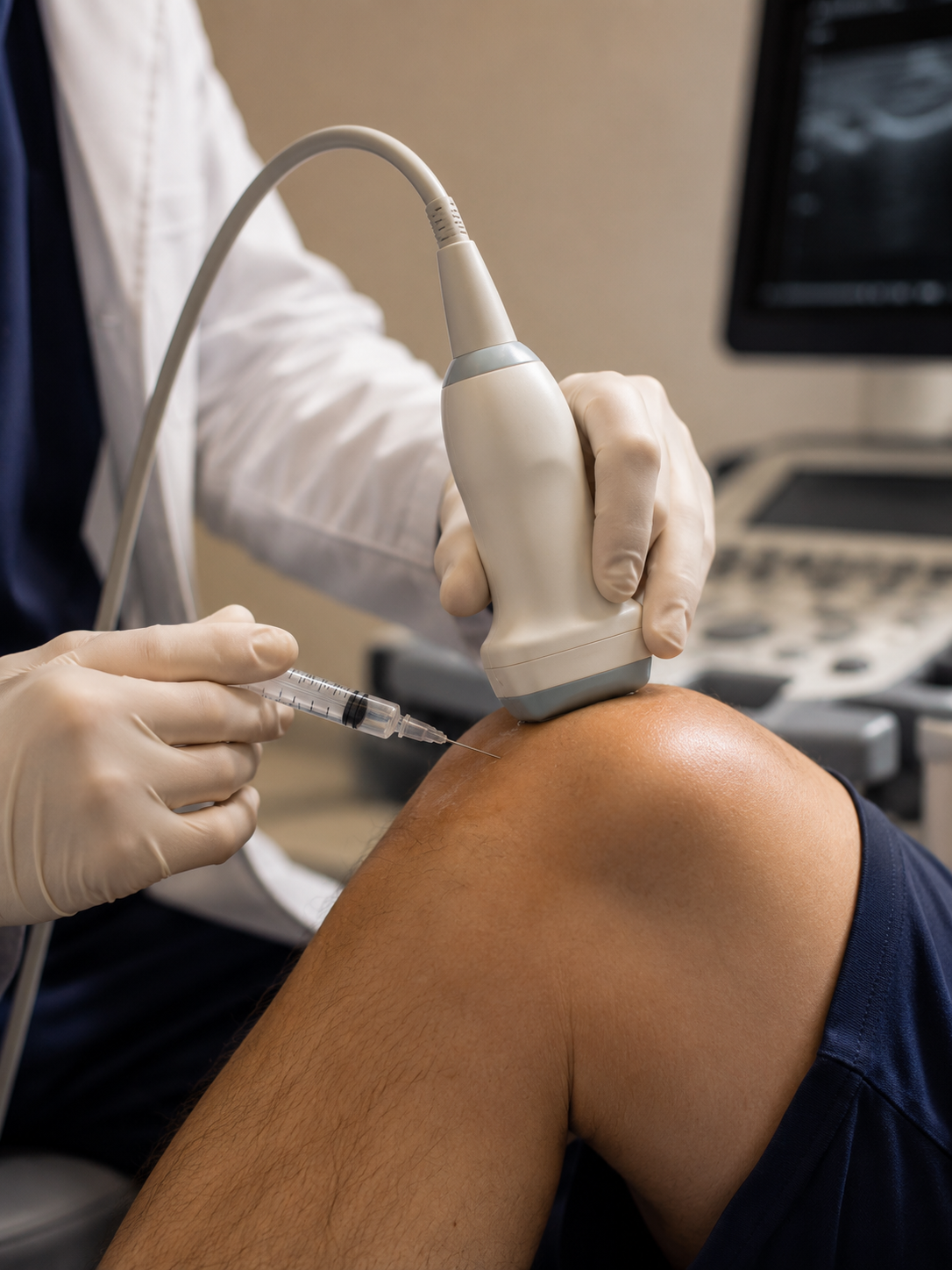 Procedimento para tratamento da dor guiado por ultrassom na CEFIS Brasília