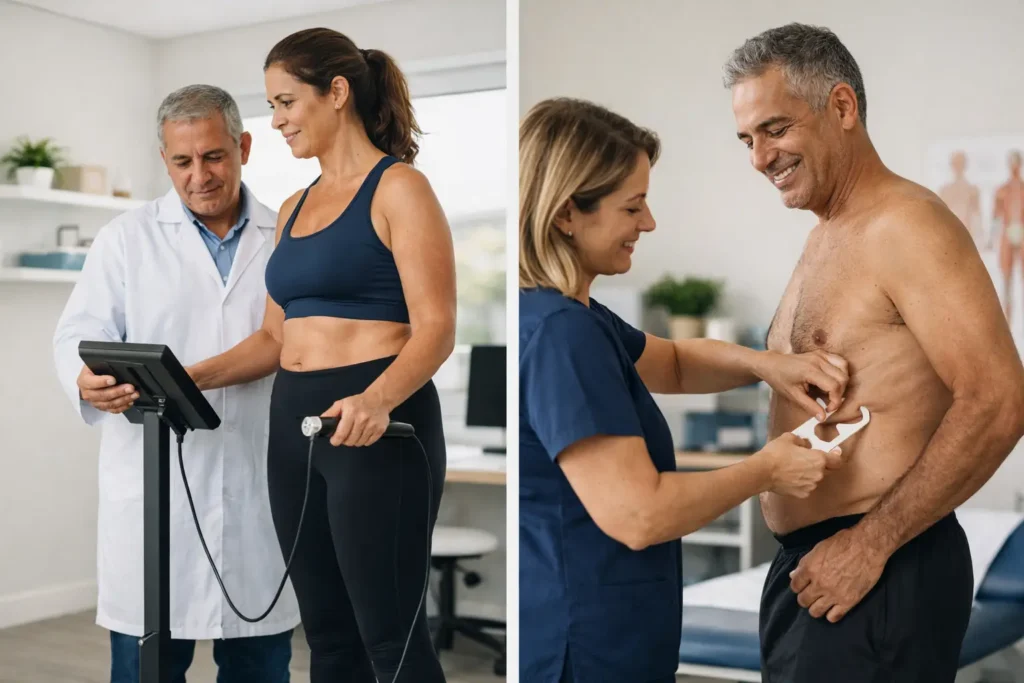 Bioimpedância ou dobras cutâneas: qual usar?